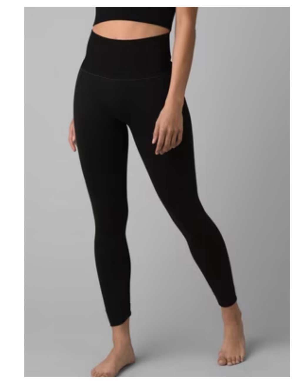 Prana Black High-Waist Women’s Sopra Leggings